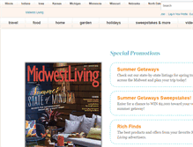 Tablet Screenshot of midwestlivingpromo.com